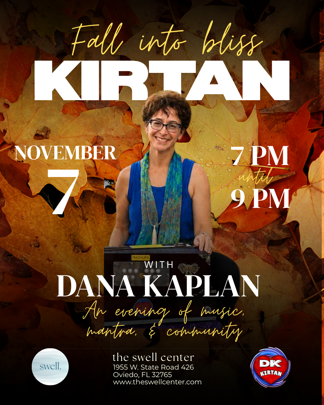 Fall into Bliss Kirtan @ The SWELL Center