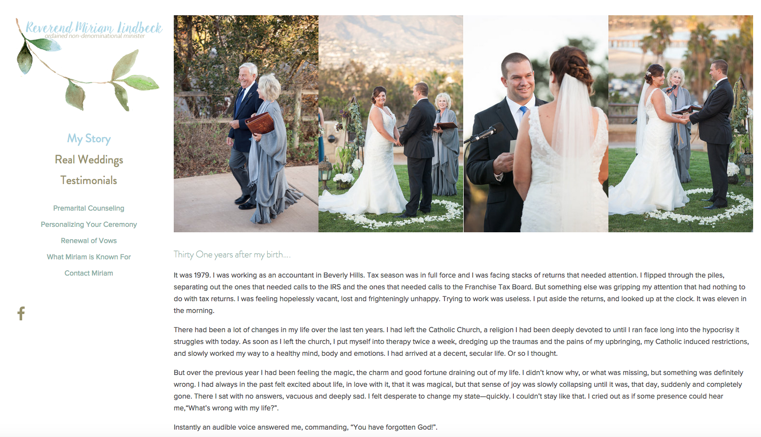 Clean and Organized Website Design by Heather Sharpe of The Editor's Touch | Miriam Lindbeck