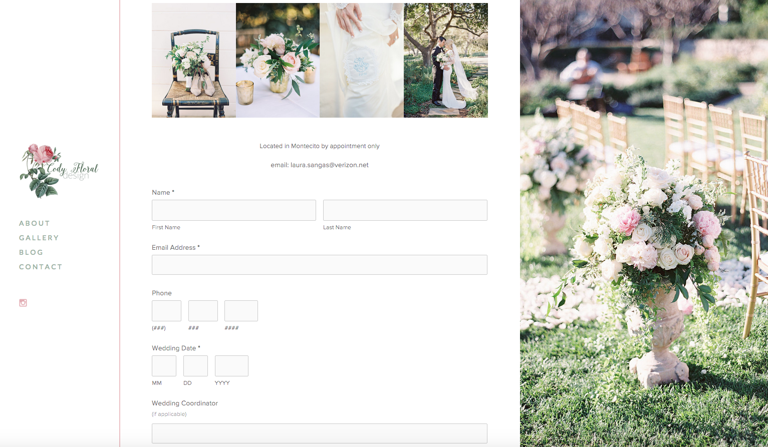 Website Redesign for Cody Floral Design | The Editor's Touch
