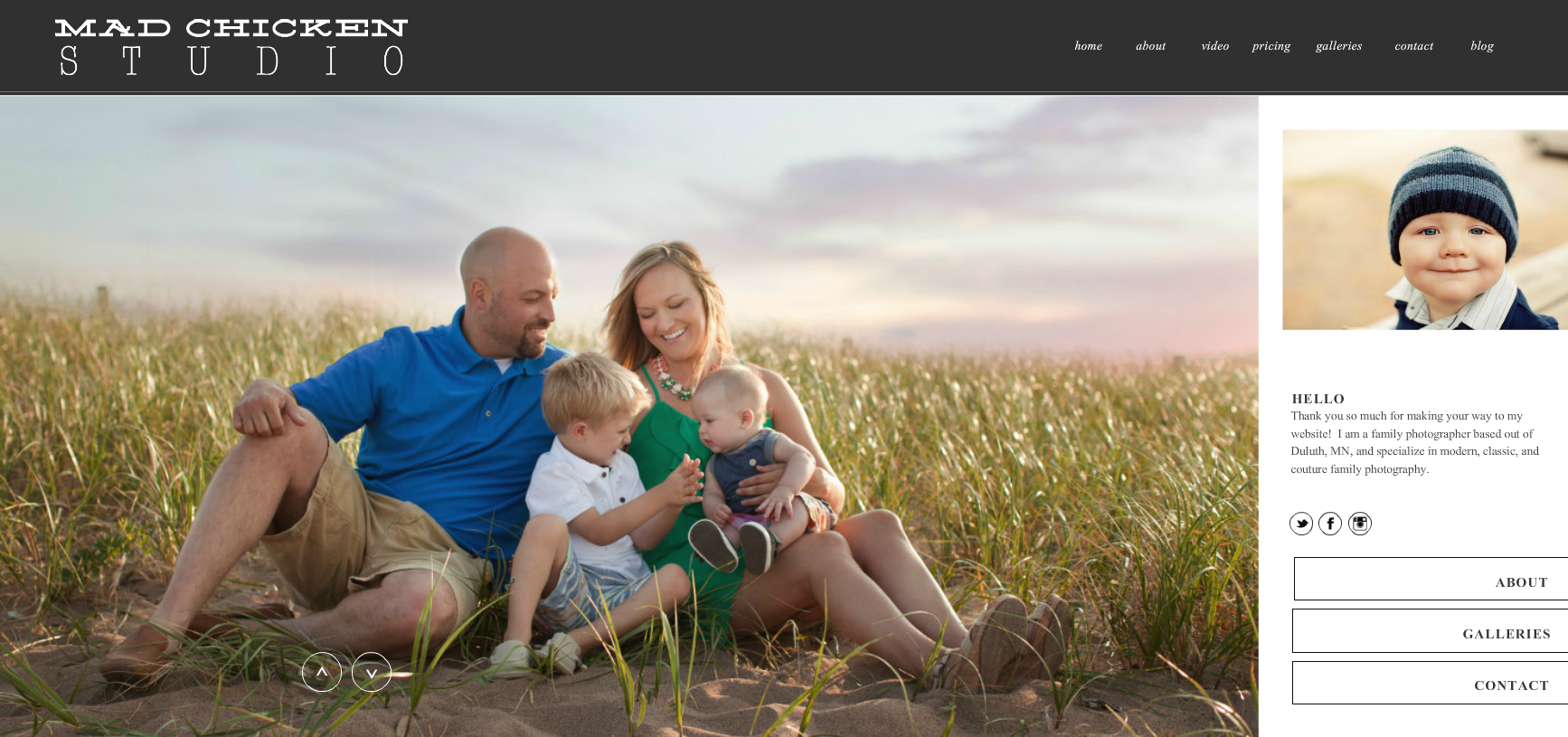 Website that needs a redesign