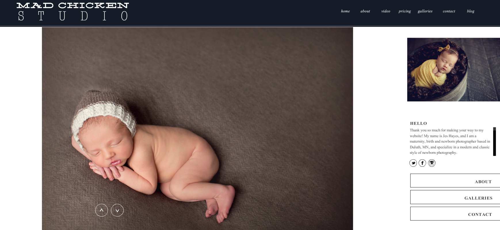 Website that needs a redesign