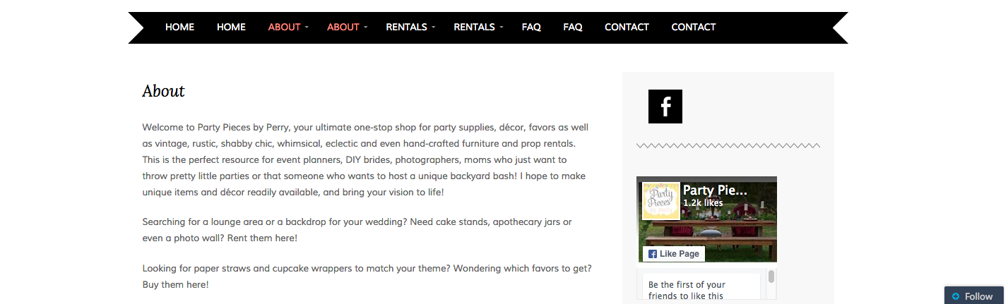 Website that needs a redesign
