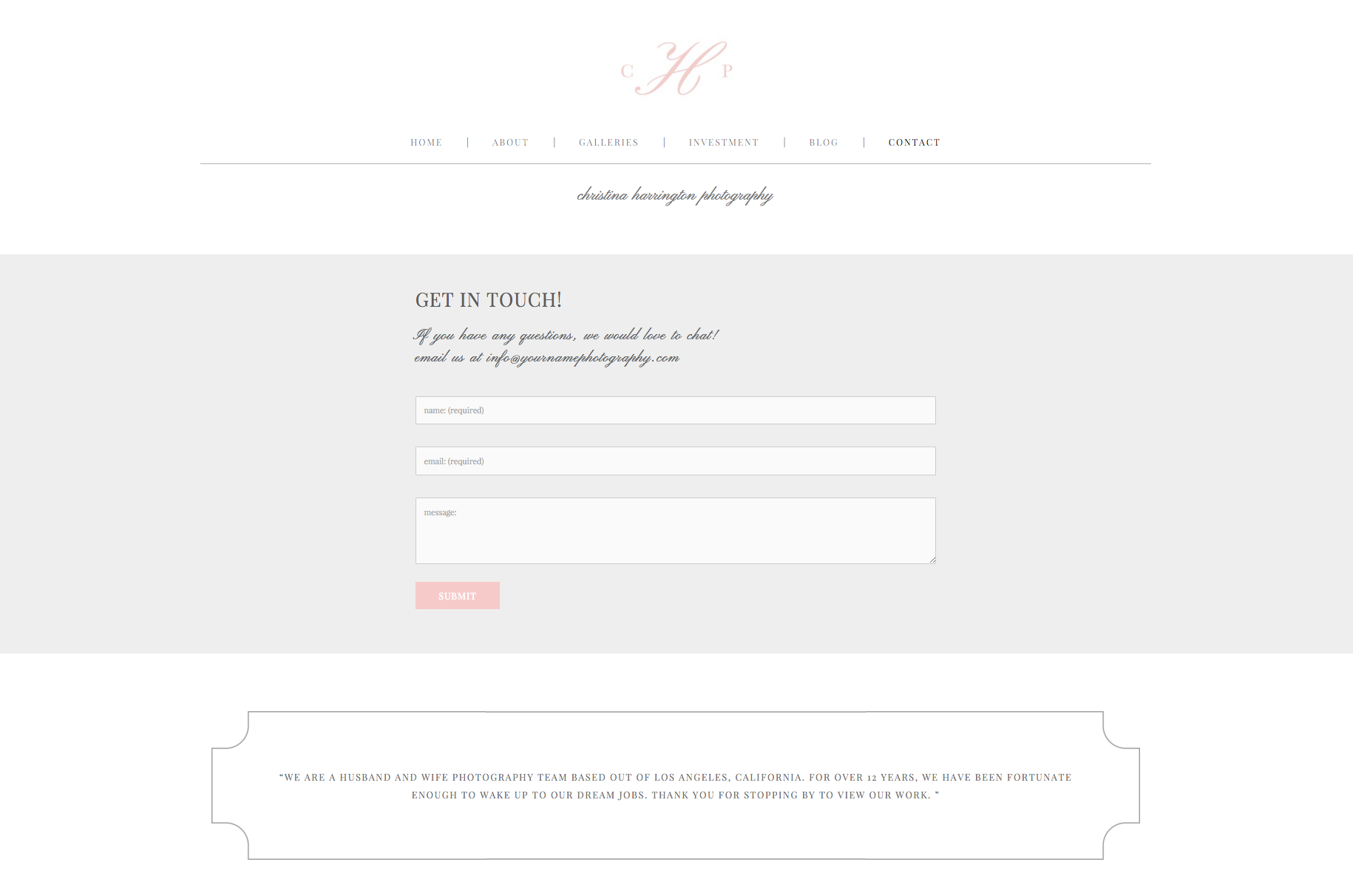 Eucalyptus Squarespace Template by Bittersweet Designs