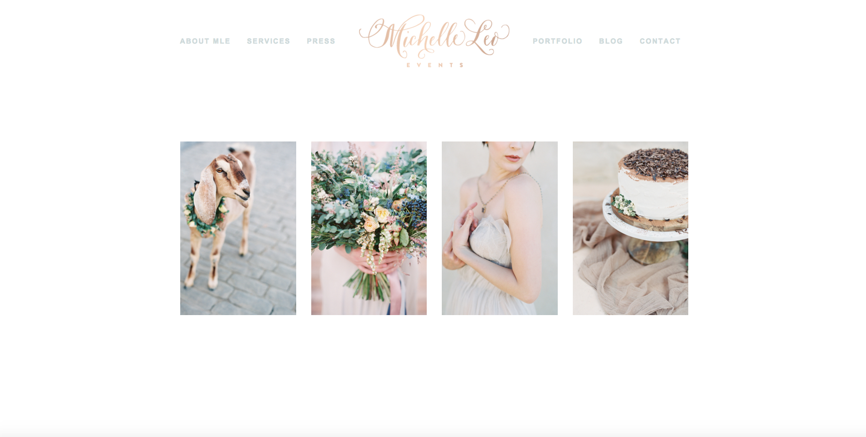 Website Design for Michelle Leo Events | Heather Sharpe of The Editor's Touch
