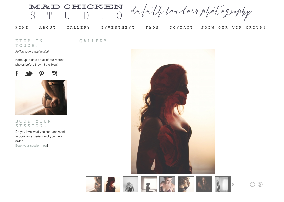 Website that needs a redesign