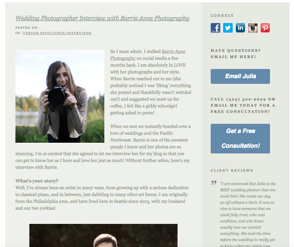 Website that needs a redesign