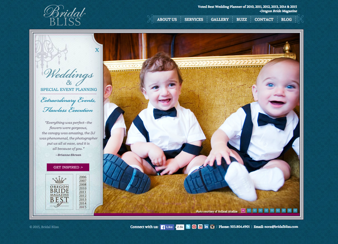 Website that needs a redesign