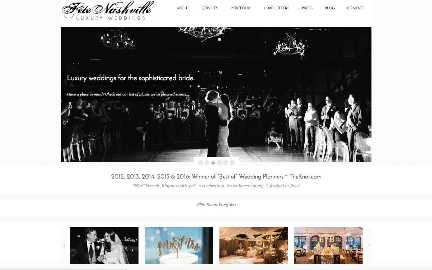 website that needs to be redesigned