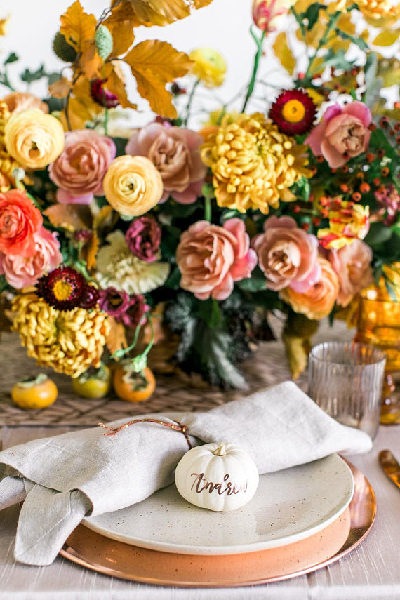 FALL THANKSGIVING PUMPKIN PLACEHOLDERS