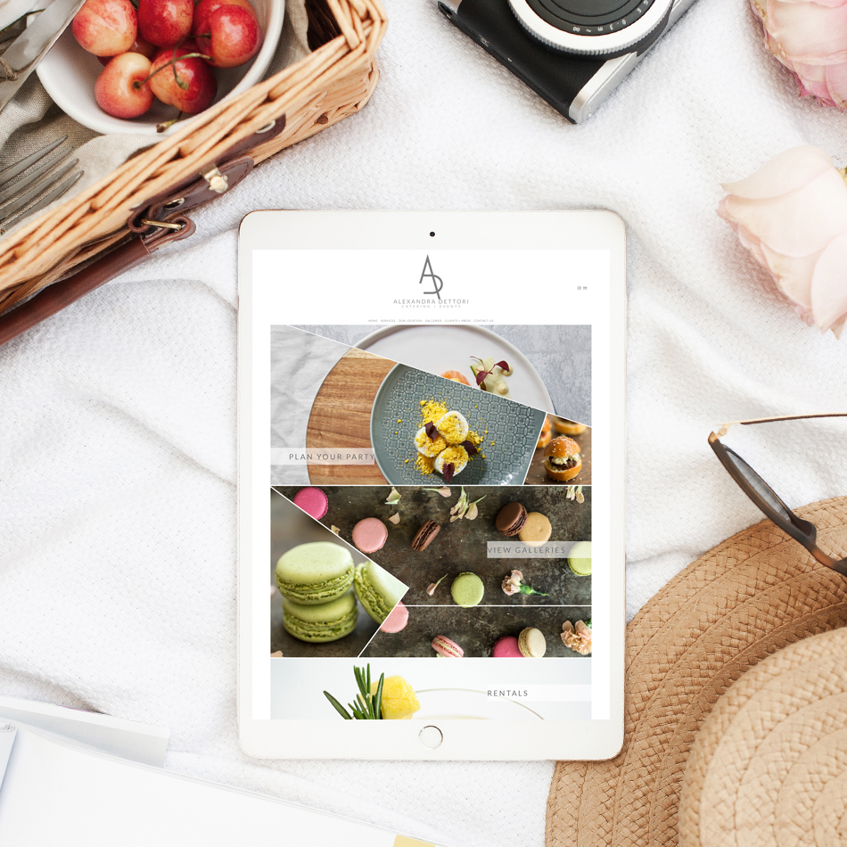 Squarespace Website Designer For Catering Companies | Event Professionals Industry Creative | The Editor's Touch