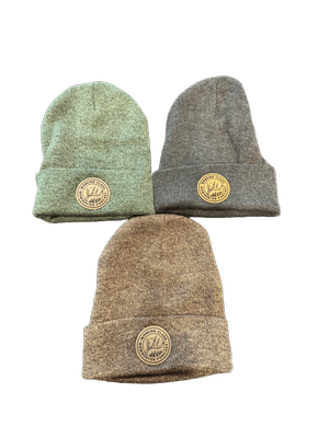 WCB Leather Patch Beanie (Available in multiple colors) — Working