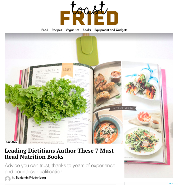 Toast Fried Leading Dietitians Author These 7 Must Read Nutrition Books #1 Nourish Your Tribe by Nicole Magryta RDN Oct 2019
