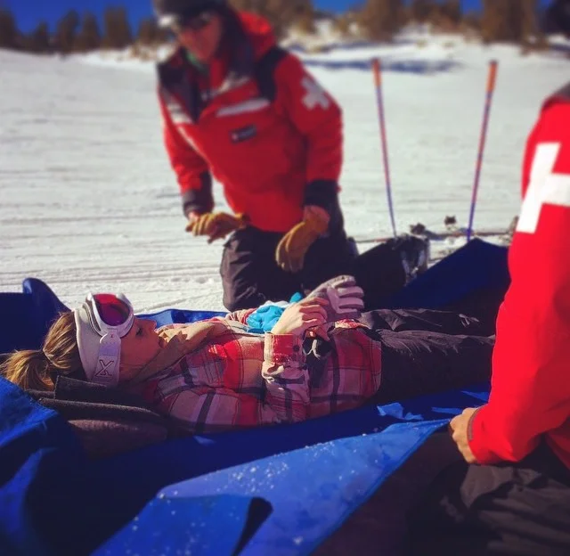 One run and done. This was taken right after breaking my wrist in Tahoe. 