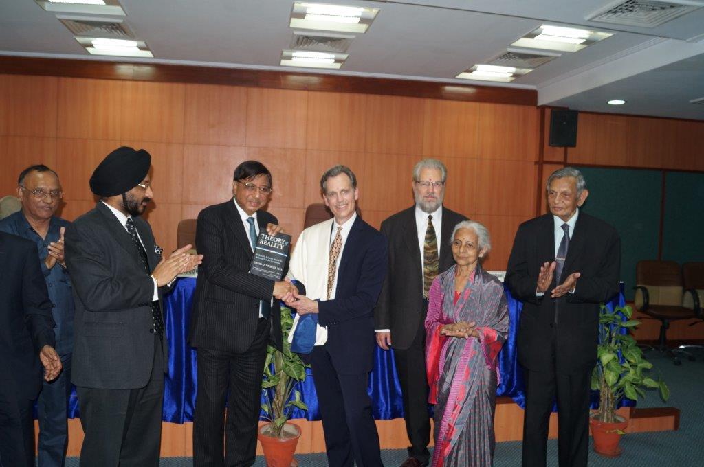 David Wiebers, M.D., awarded Honorary Professorship at Amity University by Amity Chancellor Dr. Ashok Chauhan on November 9, 2015.