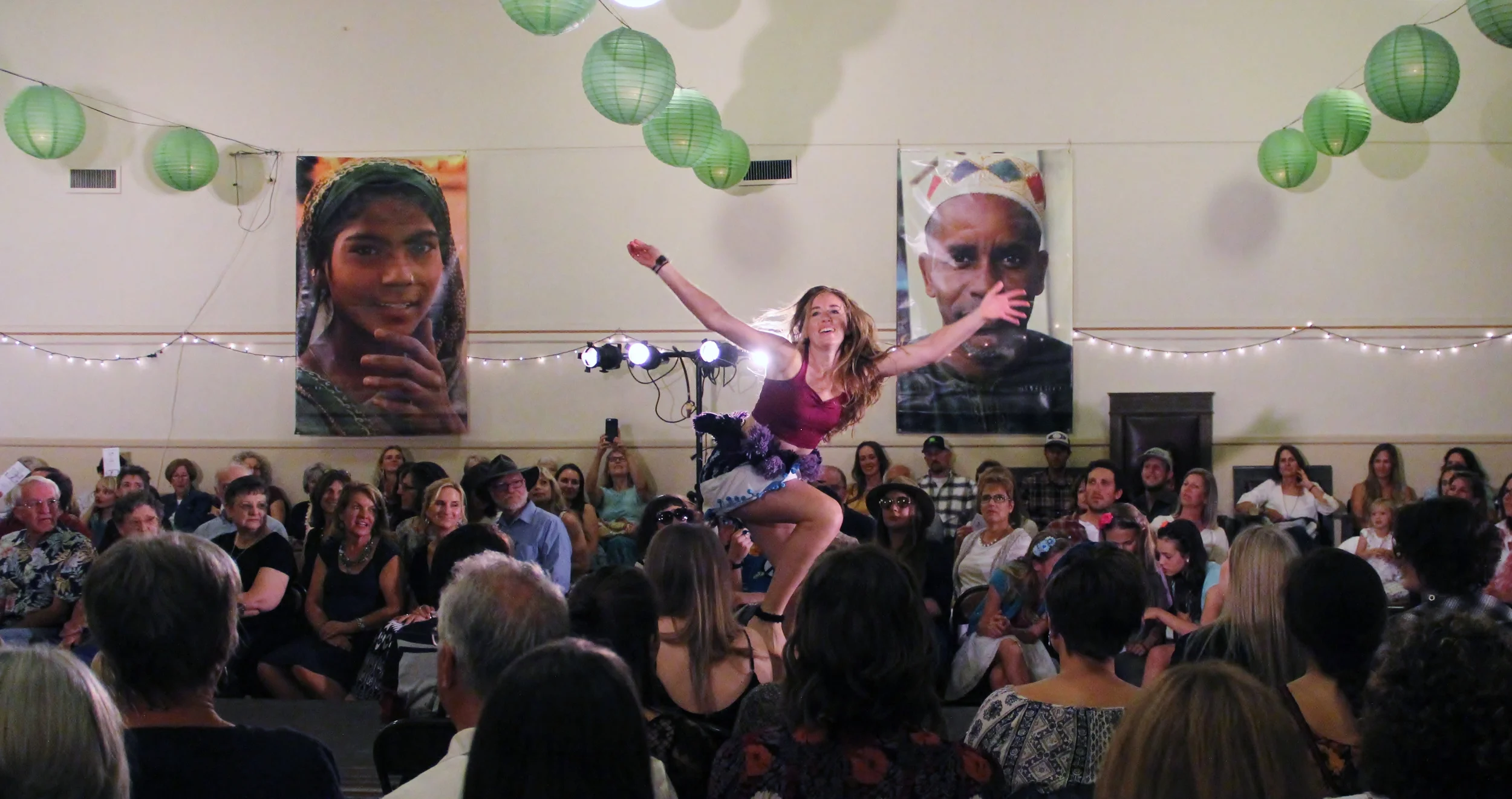 Show beigins with a vibrant performance by Central Coast Afro Rhythm and Dance