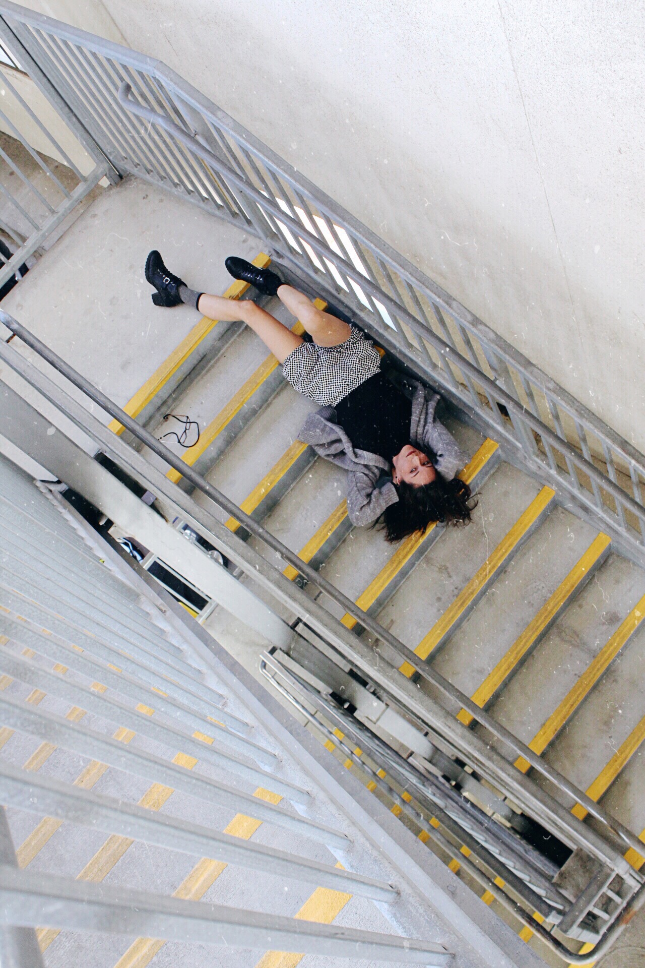 Parking garage photoshoot
