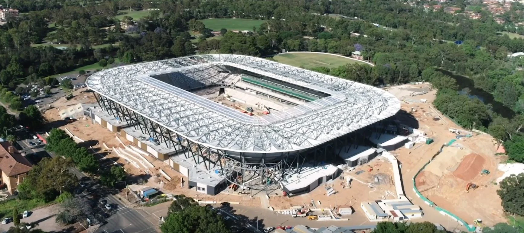 Western Sydney Stadium is taking shape
