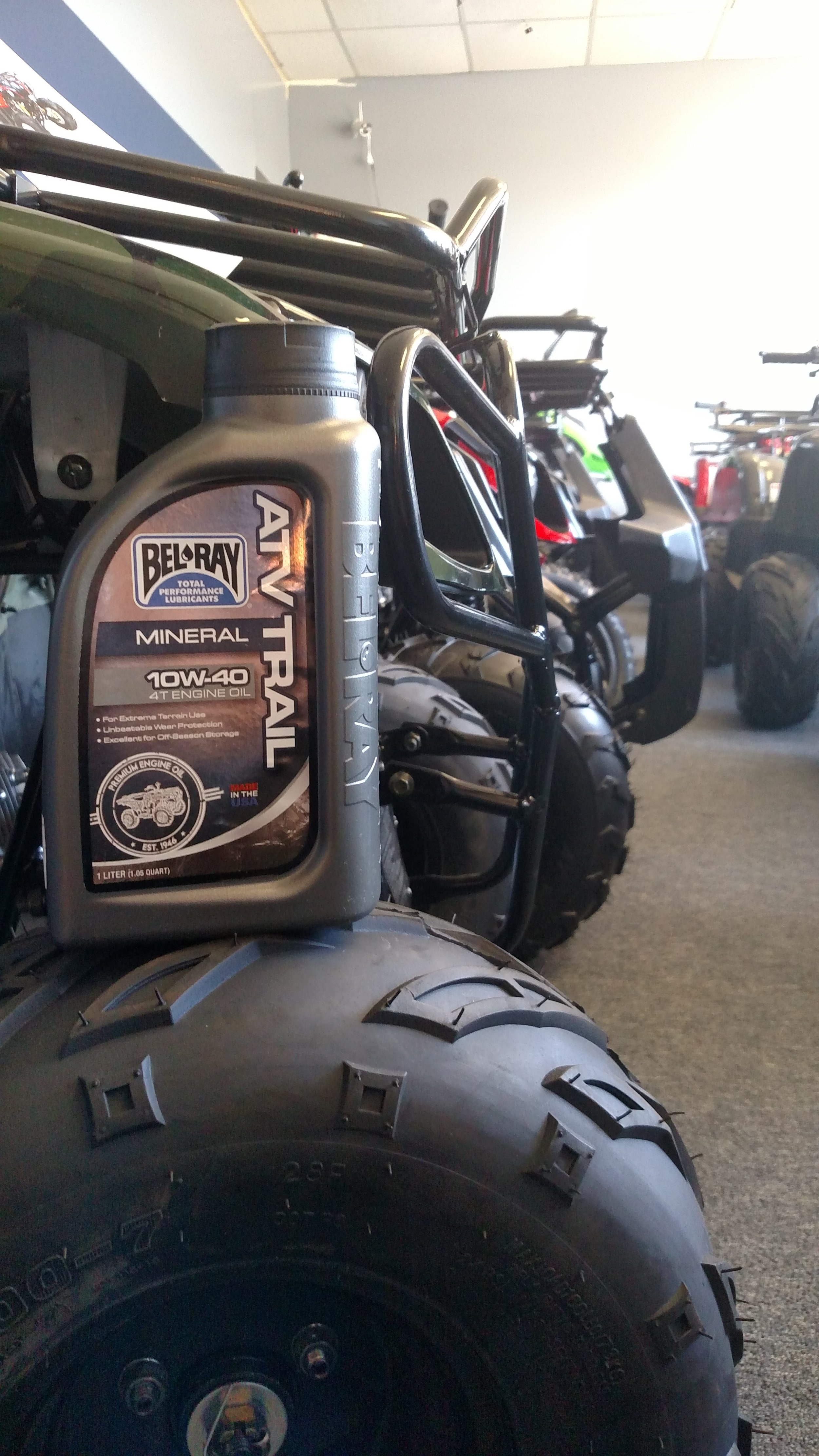 Bel Ray comes in three grades. These are Mineral, semi-synthetic and full synthetic.