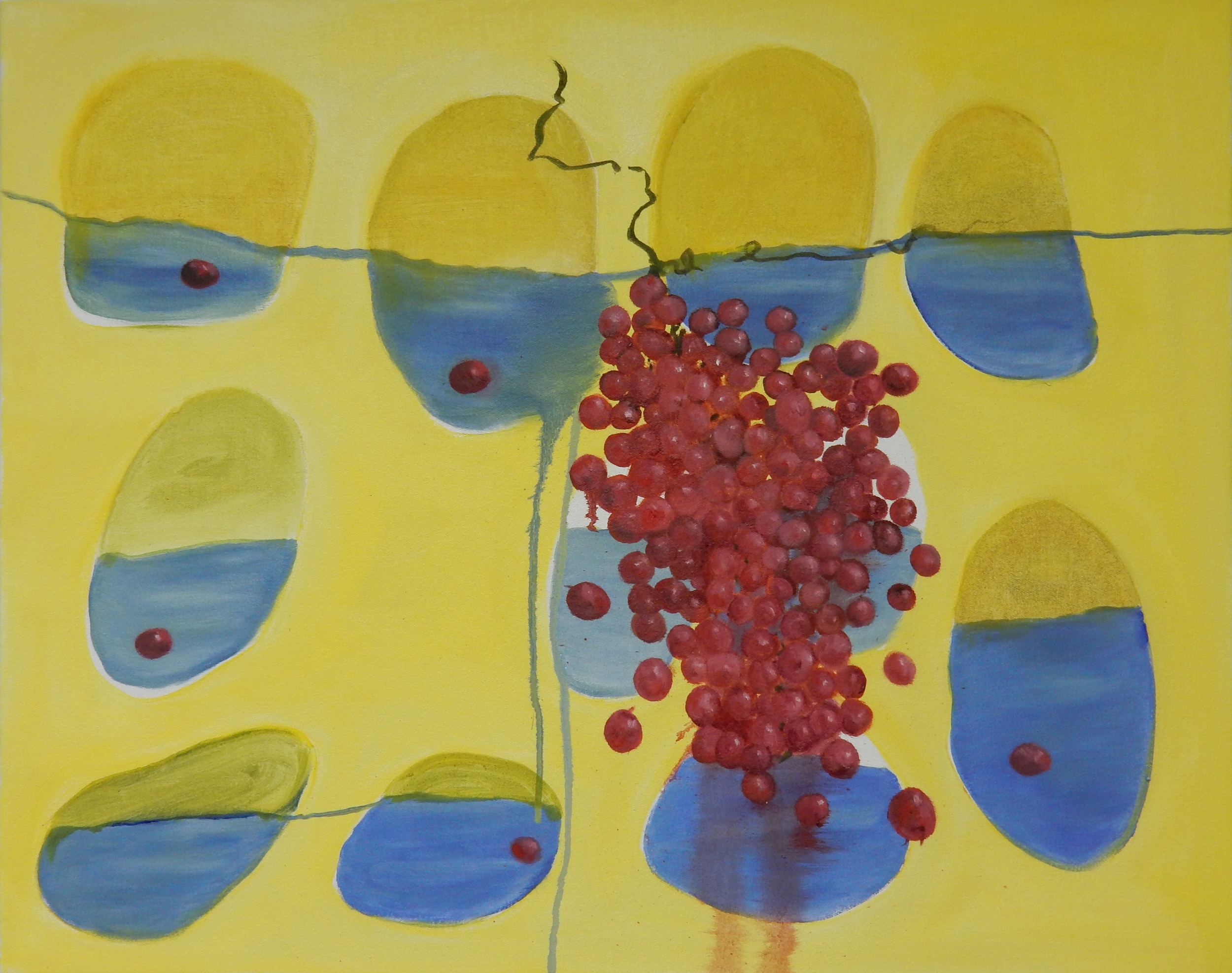 Red Grapes Blue Shapes 24x30 2015.jpg