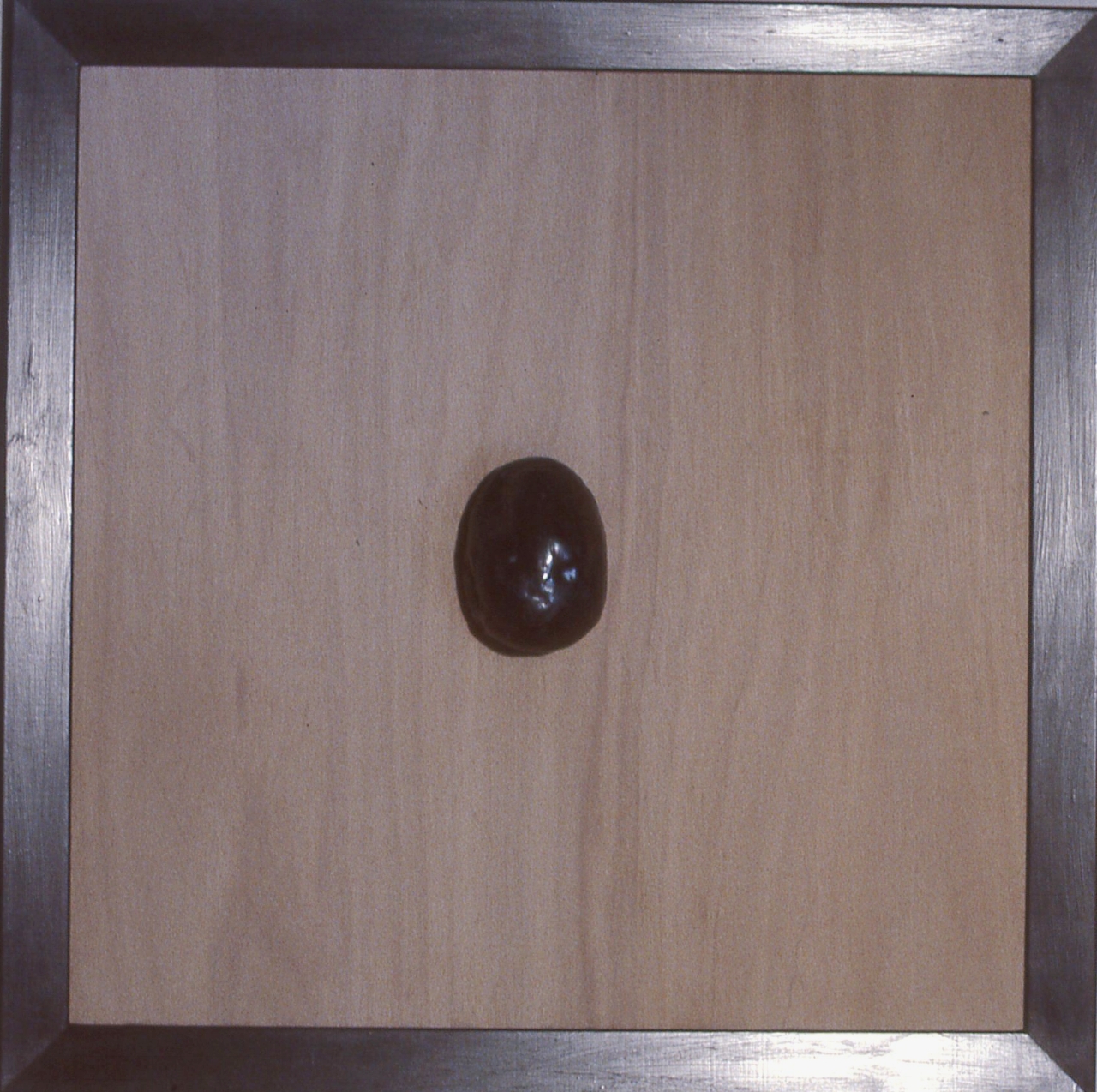 Dark Object  on Wood, 48"x48"x5"