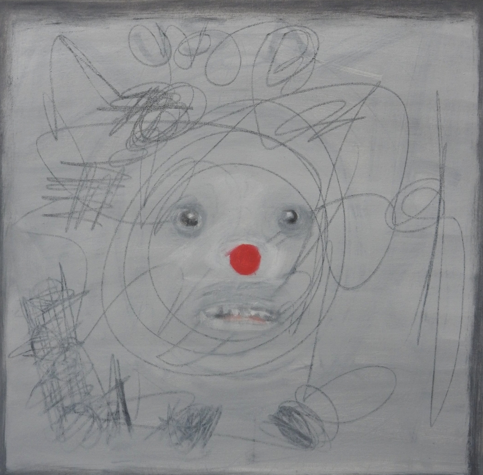 Red Nose 20"x 20"