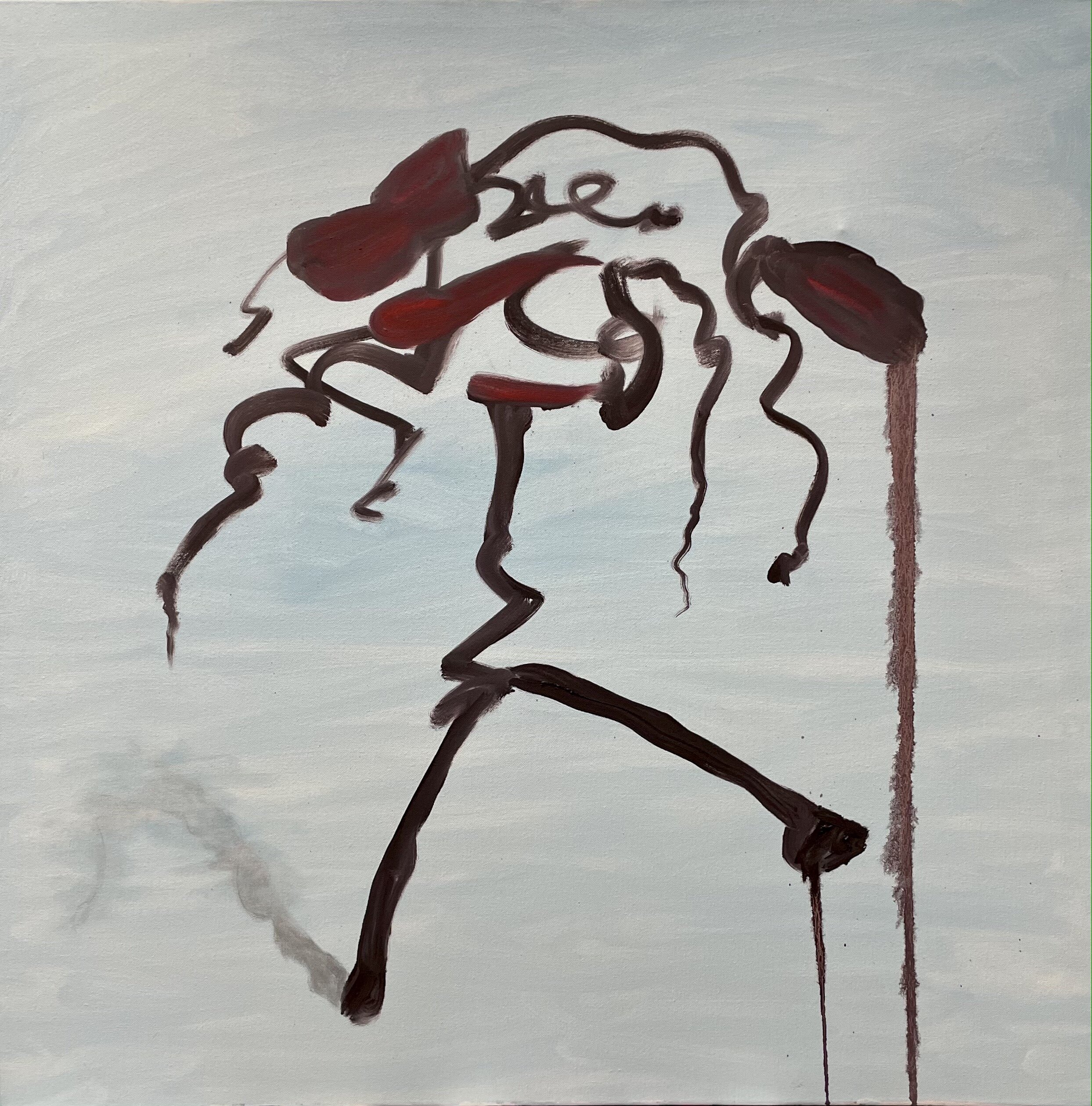 Balance, oil on canvas, 36"x36", 2020