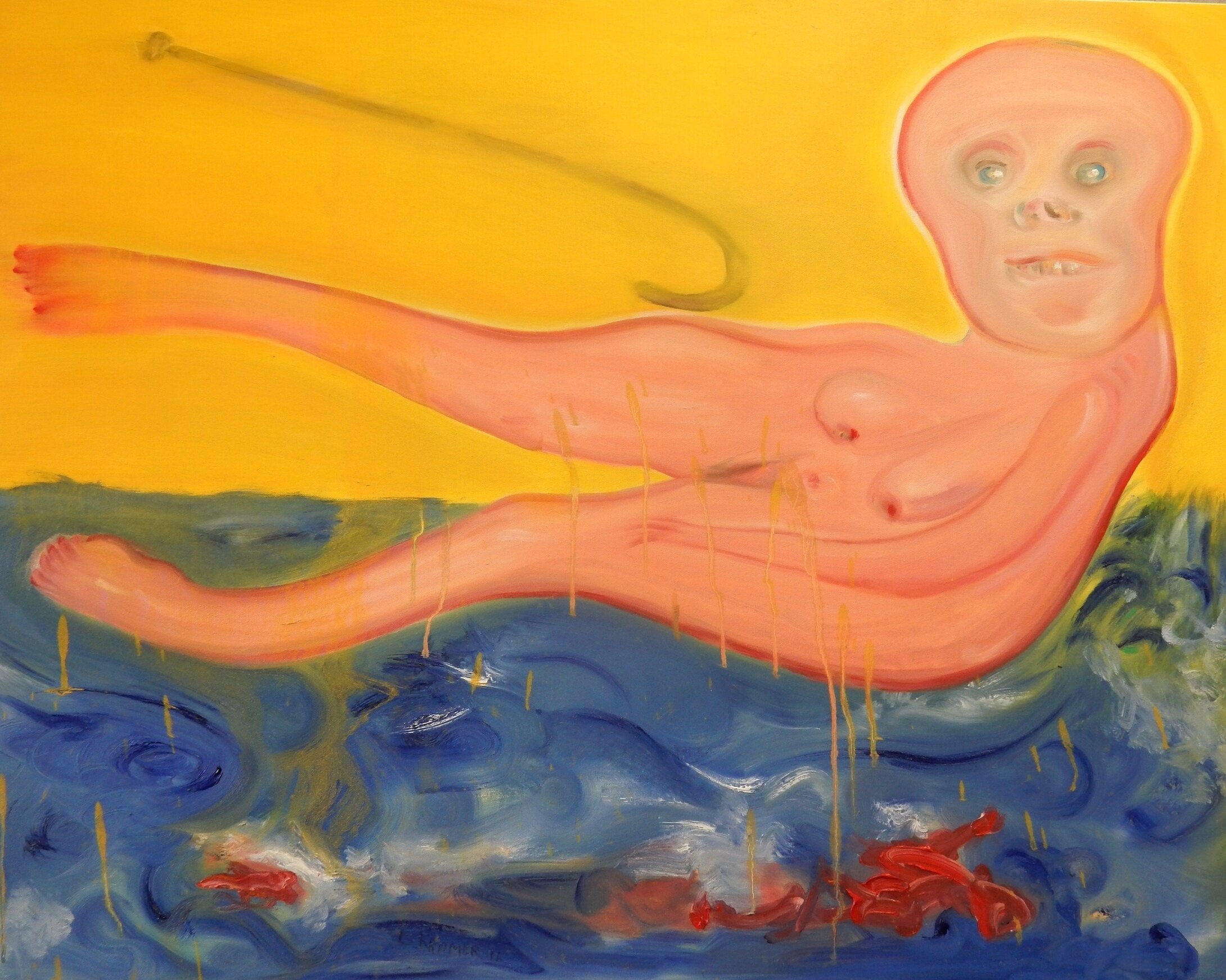 Floating Woman 40"x60"