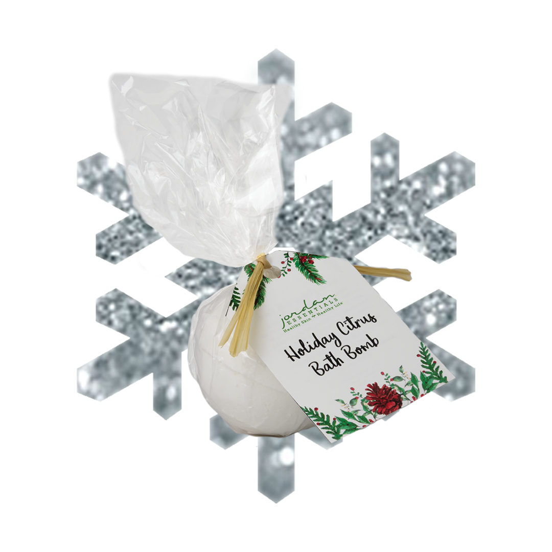 HOLIDAY CITRUS BATH BOMB    How fun is this gift? Gift tag and ready to give as a naturally based citrus bath bomb. Give one and get one for you. You are doing great this holiday season.   $6.50 WHILE SUPPLIES LAST