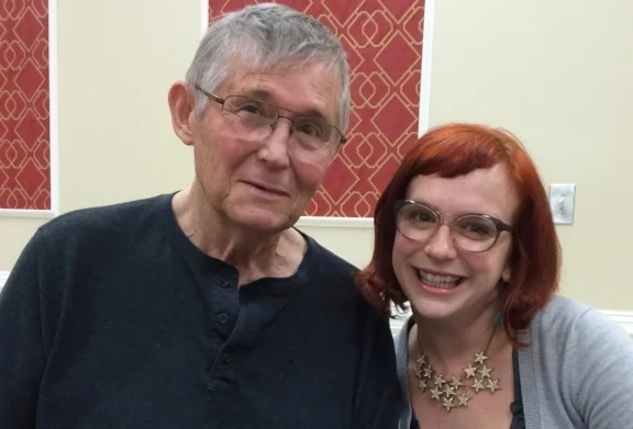 Dr. Rentz and me, visiting West Gate Family Therapy Institute in 2015