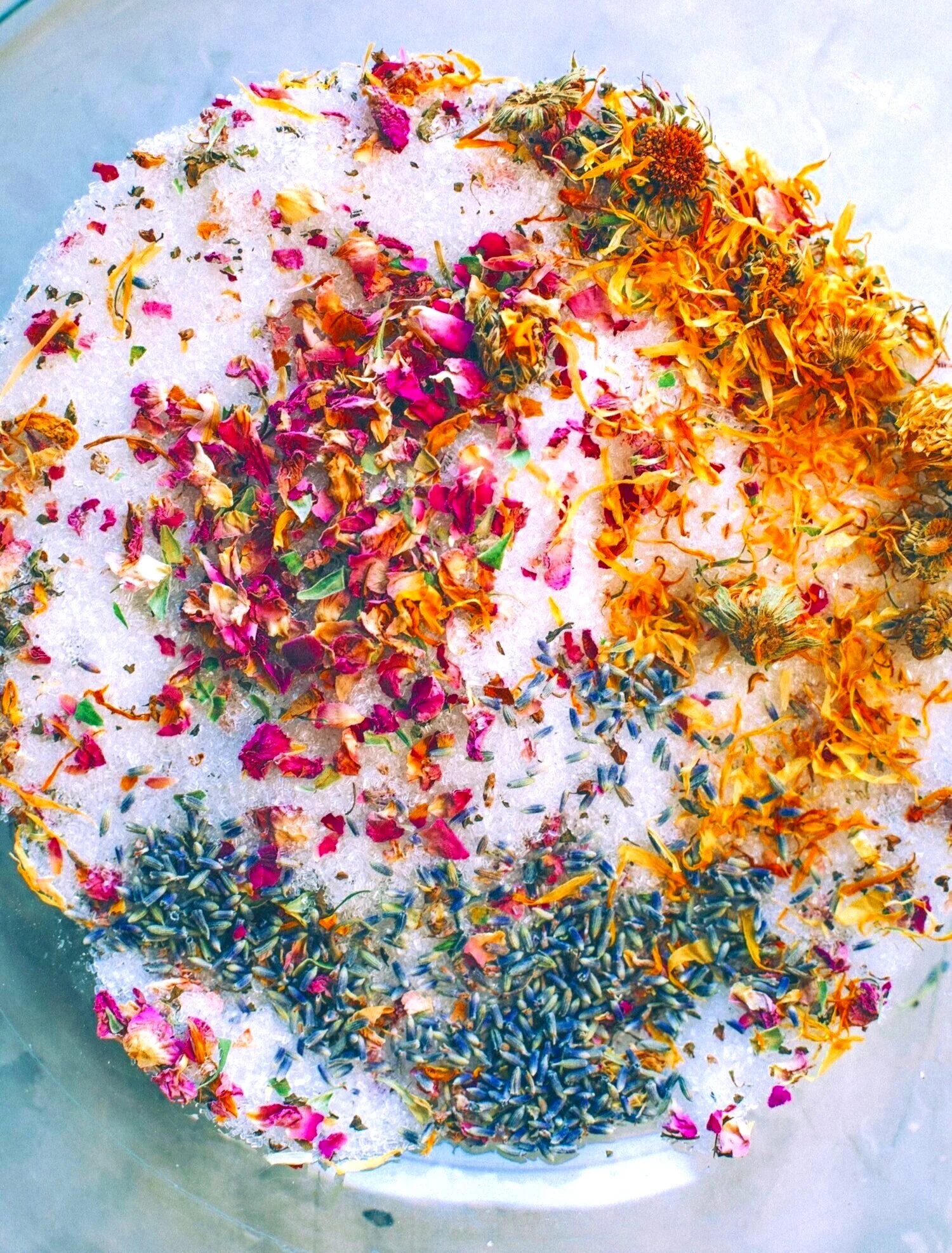 Flower Power Healing Bath Salts Kit