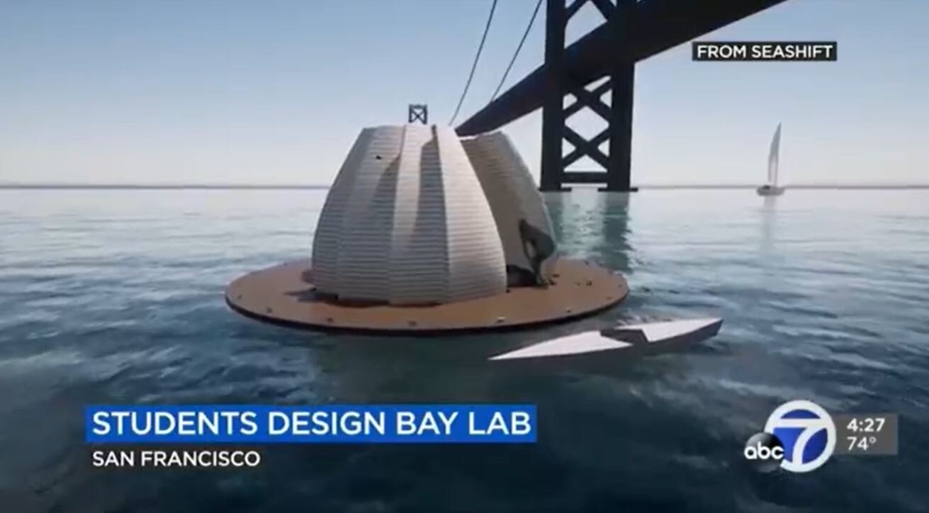 Abc7news Living Pod Project Featured On Local News Video Biodesign Challenge