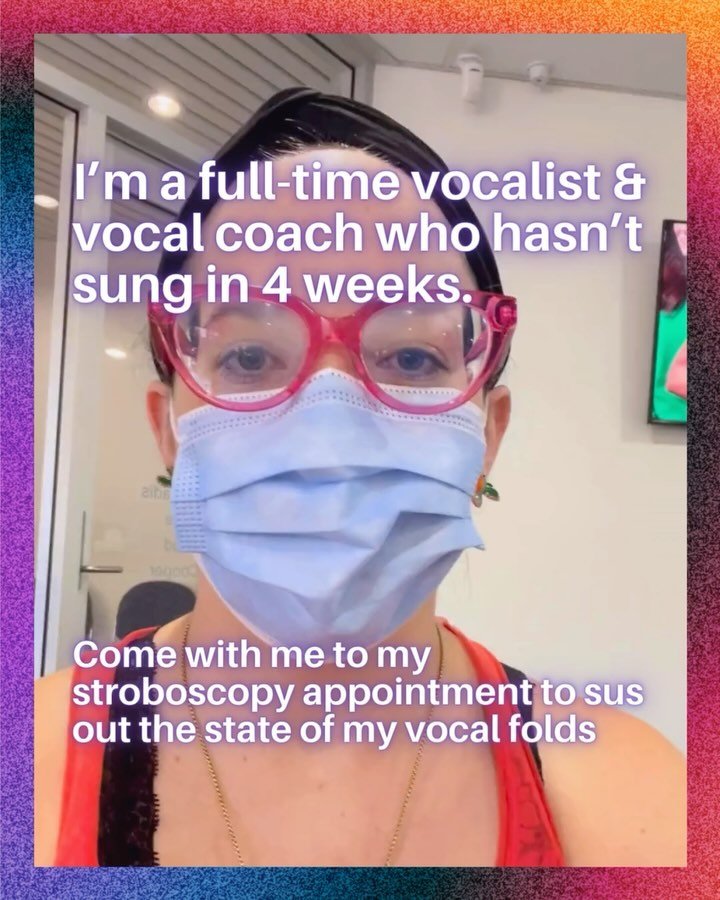 P.S. I already got started on voice therapy today with the Queen of @vocalabau herself, Elle Holiday CPSP-SLP. 

If you want to see what my exercises look like, comment &ldquo;🤓&rdquo;

Edit: &ldquo;condition&rdquo; was the word I was looking for wh