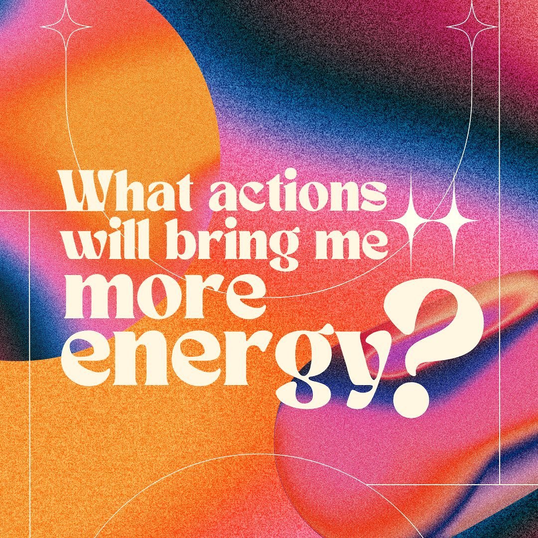 ⚡️ Let's talk about something that often gets buried in the hustle: energy. 

🌀 Life is a bit of a whirlwind for me these days, but amidst chaos, I know it&rsquo;s *especially* crucial to pause and ask: What actions truly fuel my spirit?

😈 I can n