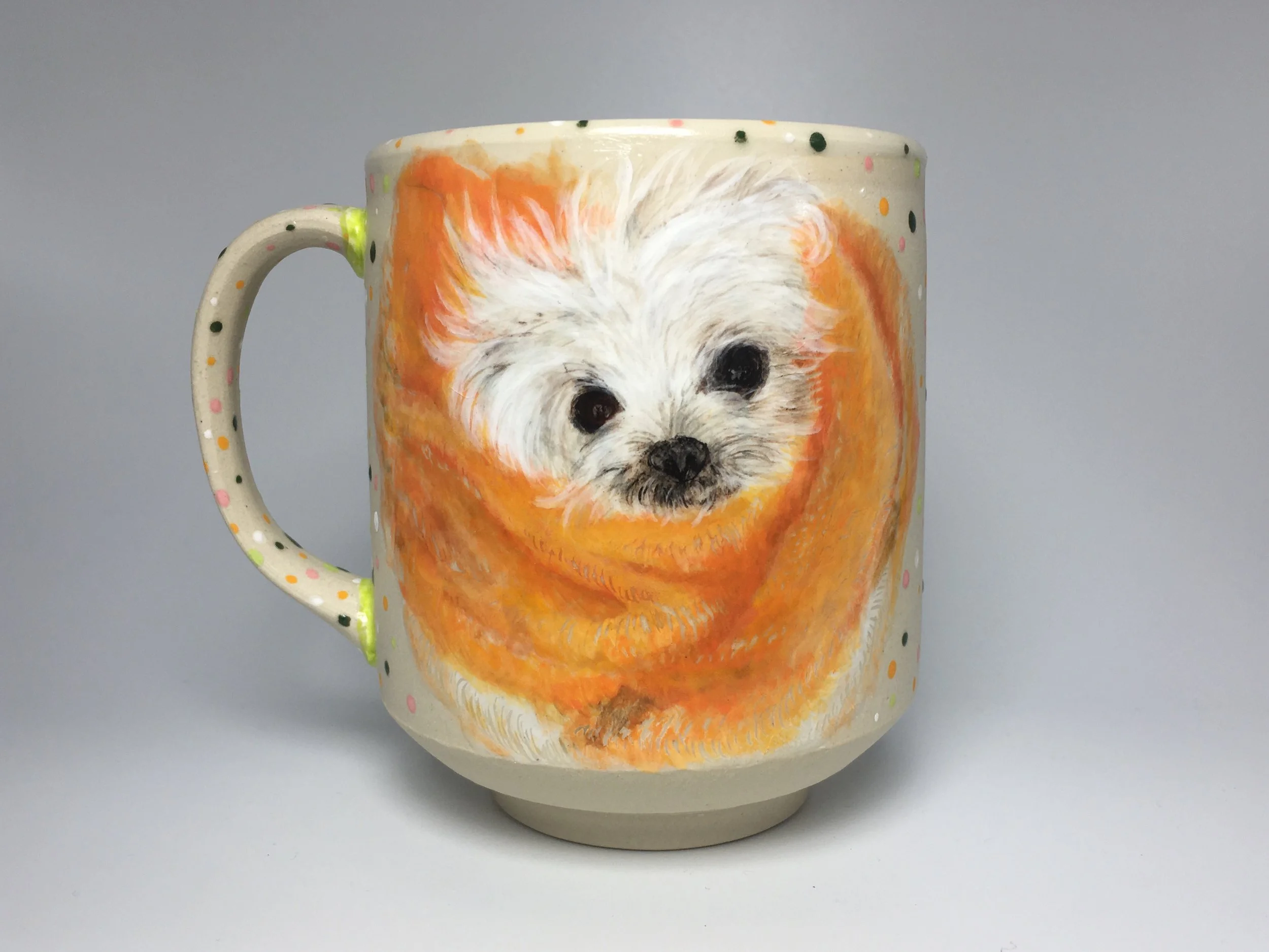  Wheel thrown B-Mix 5, Underglazes, Clear Glaze 2020 