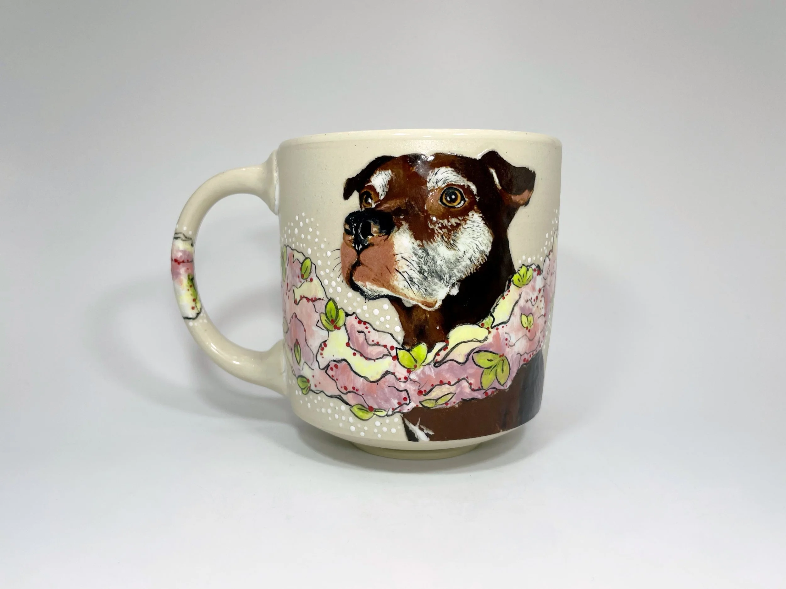  Wheel thrown B-Mix 5, Underglazes, Clear Glaze 2021 