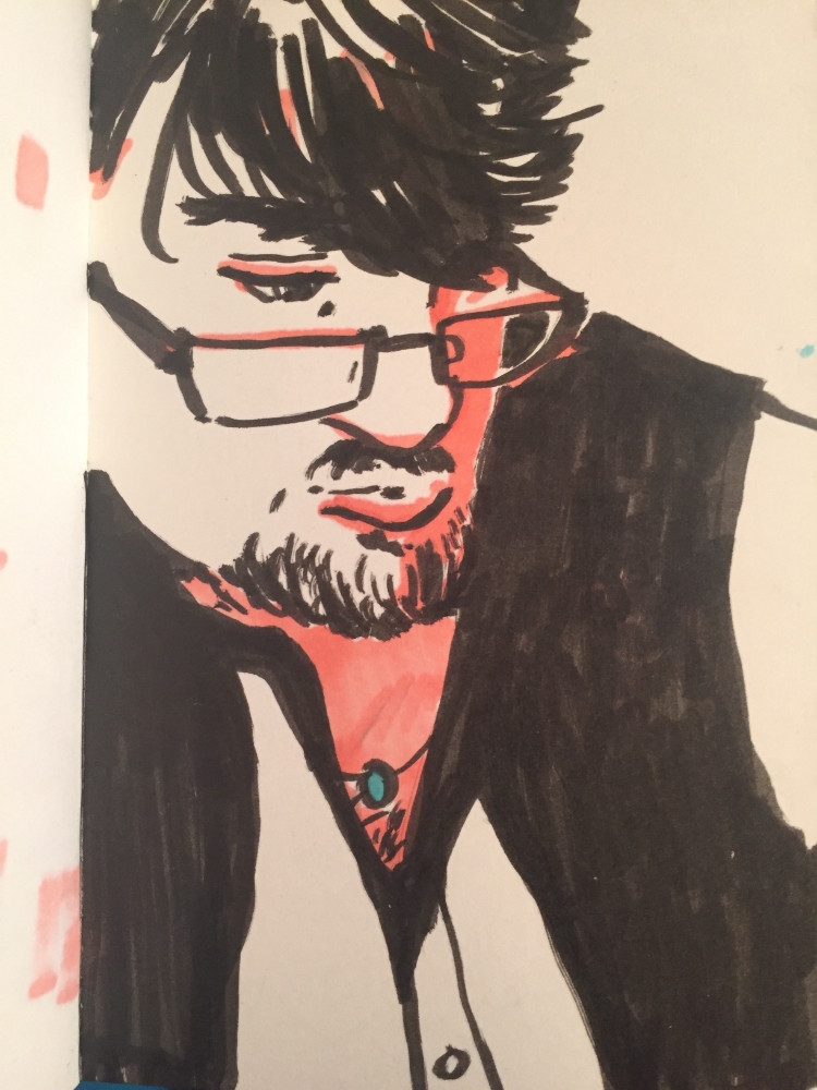 Here is Marc just sitting around being him