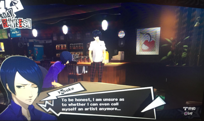 Whoah, those are some deep art thoughts, Yusuke! Maybe you're being too hard on yourself? I thought this was a silly Japanese role-playing game!