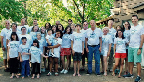 Yours truly is in the far back right of the photo.