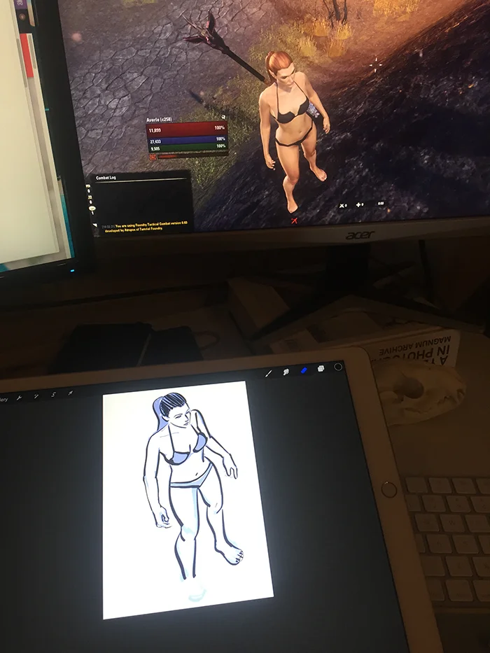 Averle the elf is a great figure model :) 