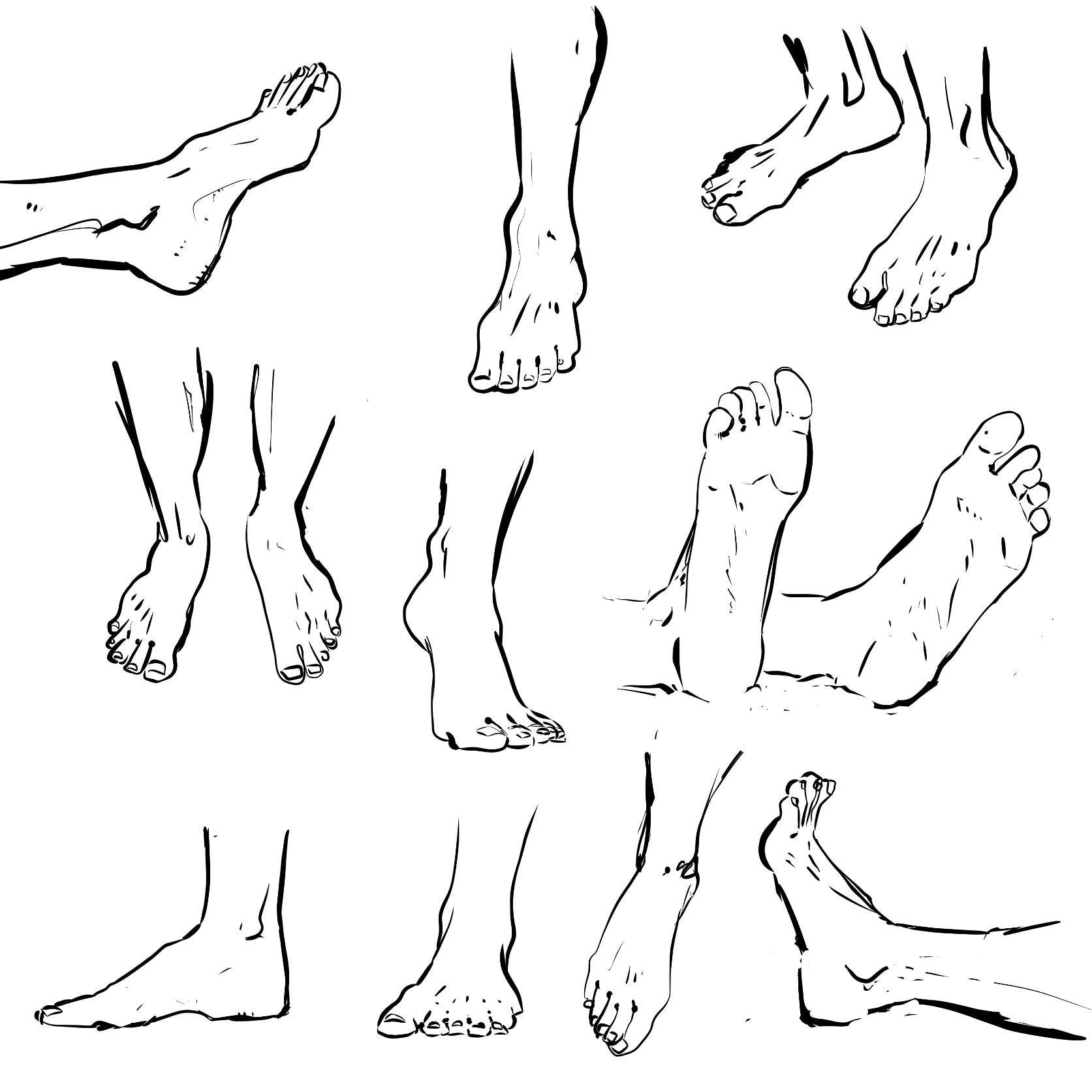 Drawing Hands and Feet — Becky Jewell