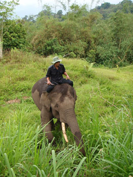 Harris in Bukit Kabar with Saparudin