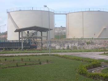 Sumatra palm oil mill (photo courtesy of International Elephant Foundation)