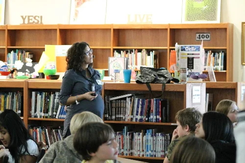 Vanessa presenting