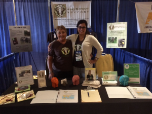  President Linda Reifschneider (left) and Secretary Vanessa Gagne (right)