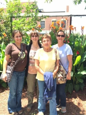 From left: Secretary Vanessa Gagne, director Barbara Davis, President Linda Reifschneider, and Vice President April Yoder