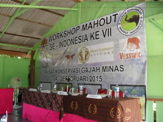 Banner showing all the sponsors that helped make the workshop possible