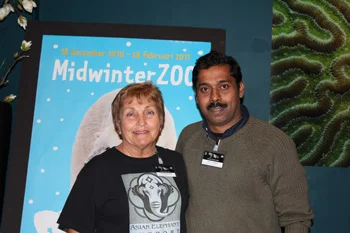 Linda Reifschneider and Dr. Arun Zachariah