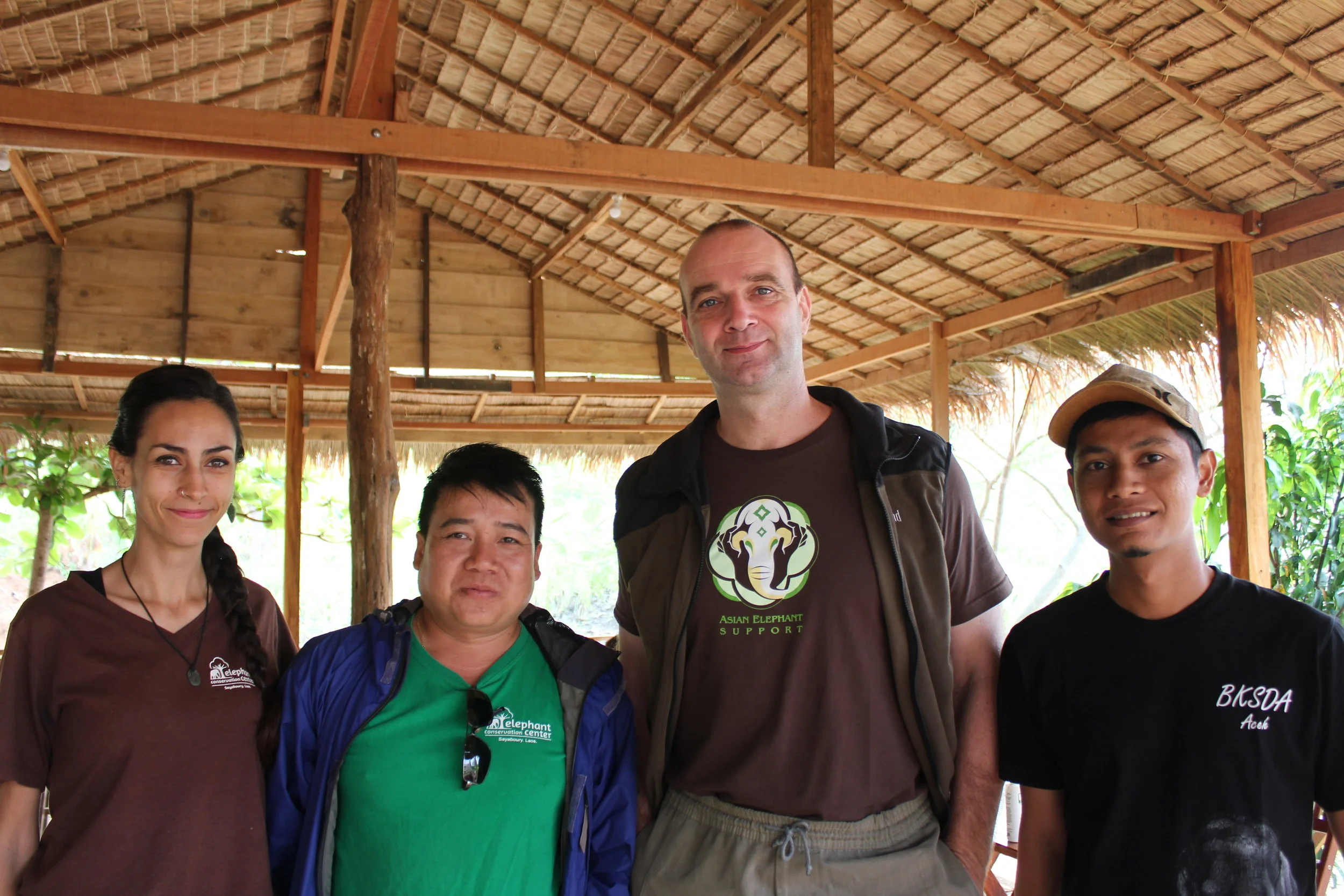 Anabel, Kan, Christopher, Mahout from Sumatra CRU