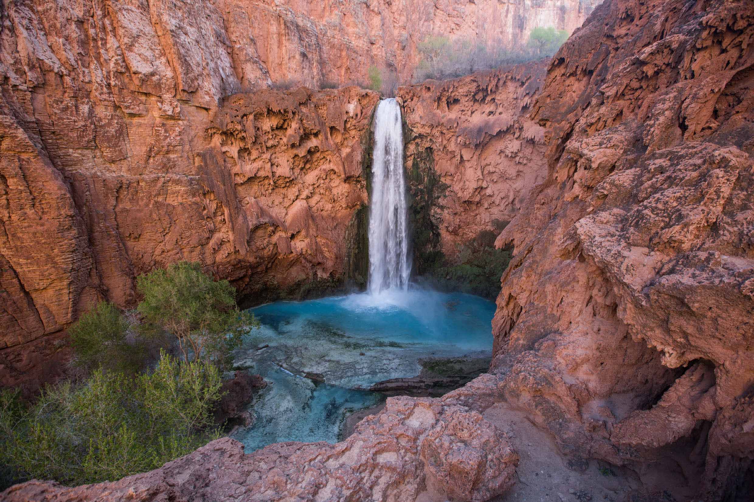 Moony Falls, Havasupai Reservation, Suapi, AZ