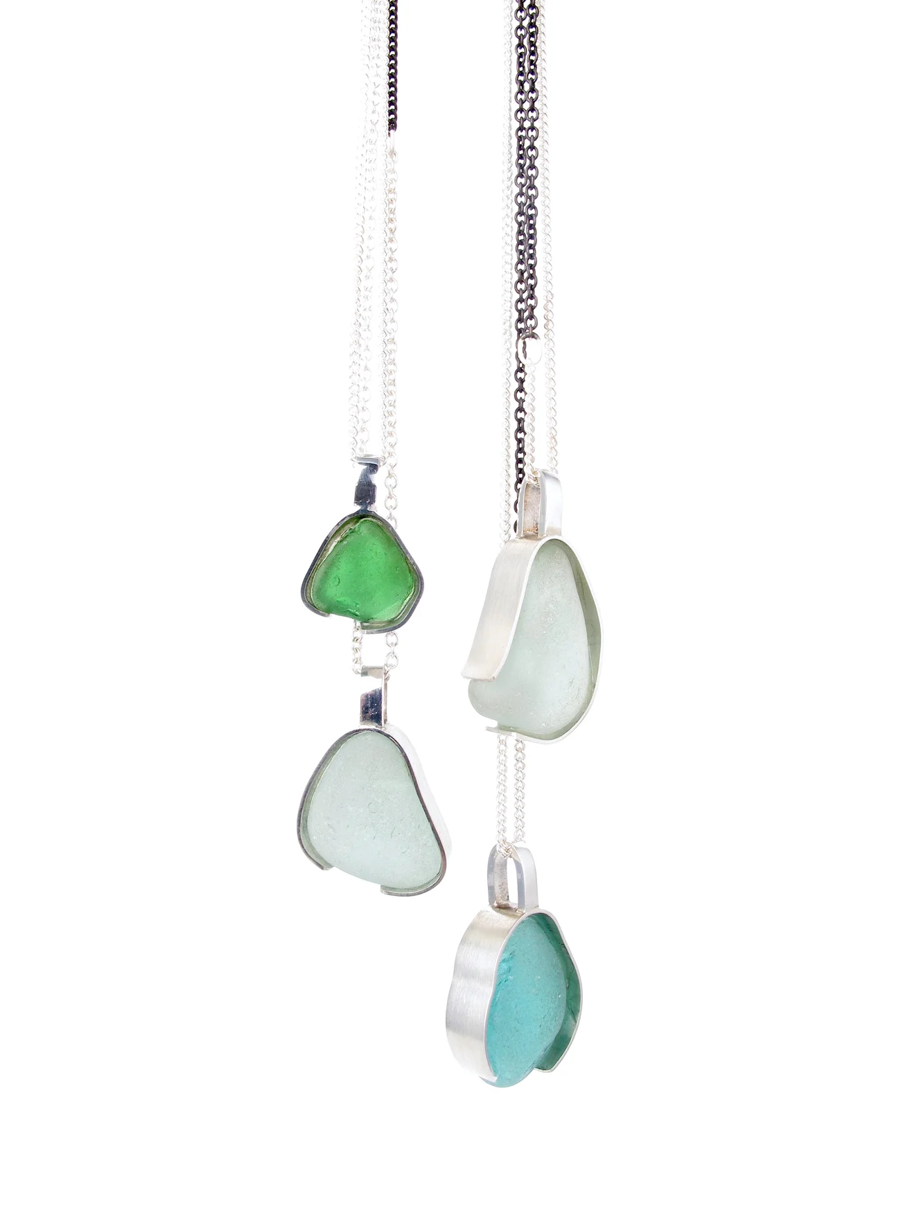 beach glass necklaces